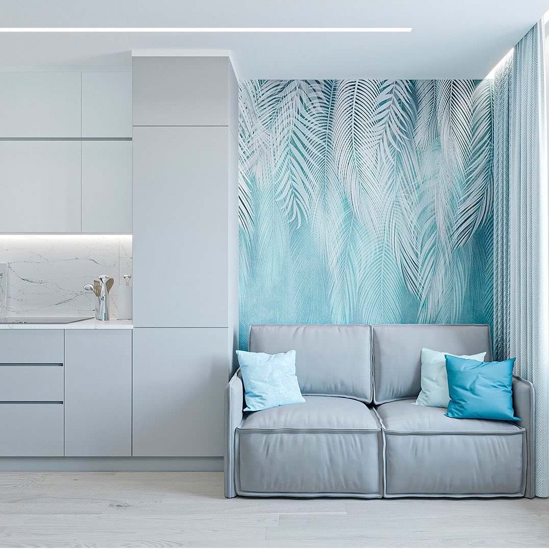 Обложка проекта: Интерьер детской комнаты в холодных оттенках