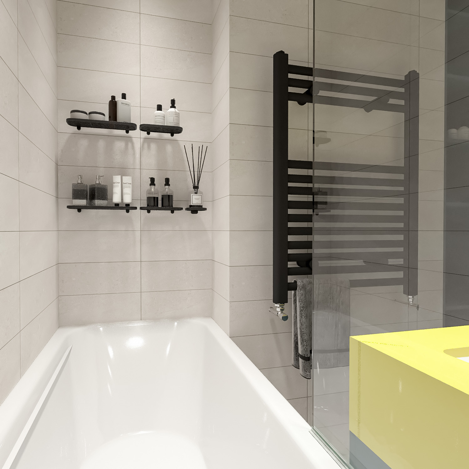 2020. 05. 02. Проект дизайна интерьера квартиры (ванная комната и санузел 2)