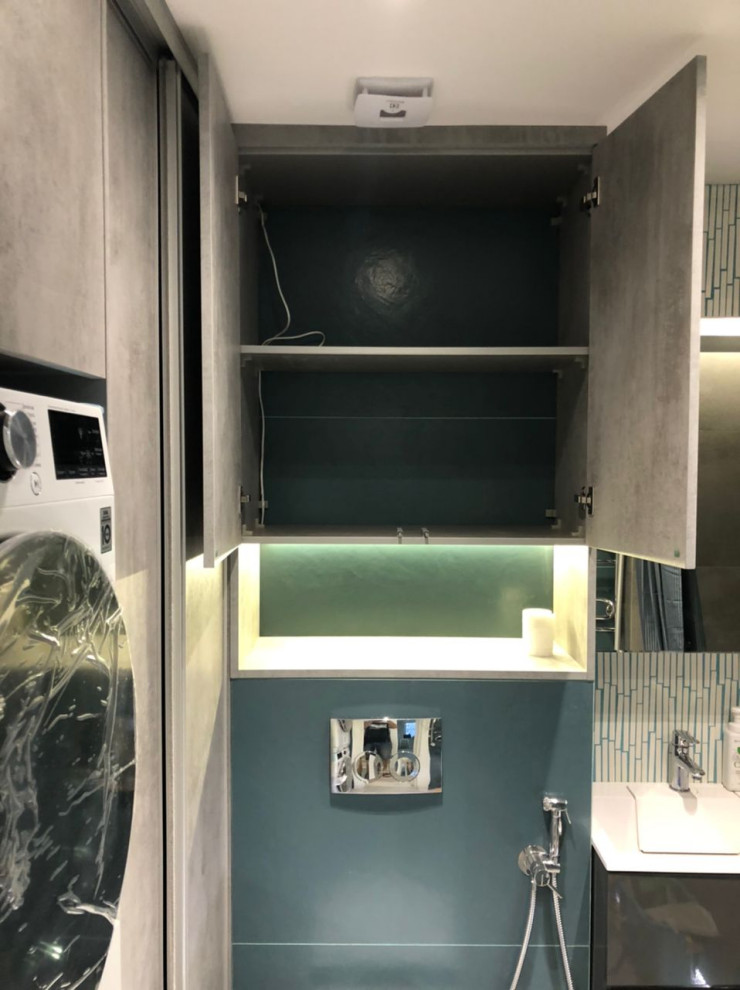 Реализация ванной комнаты с применением керамогранита ITALON