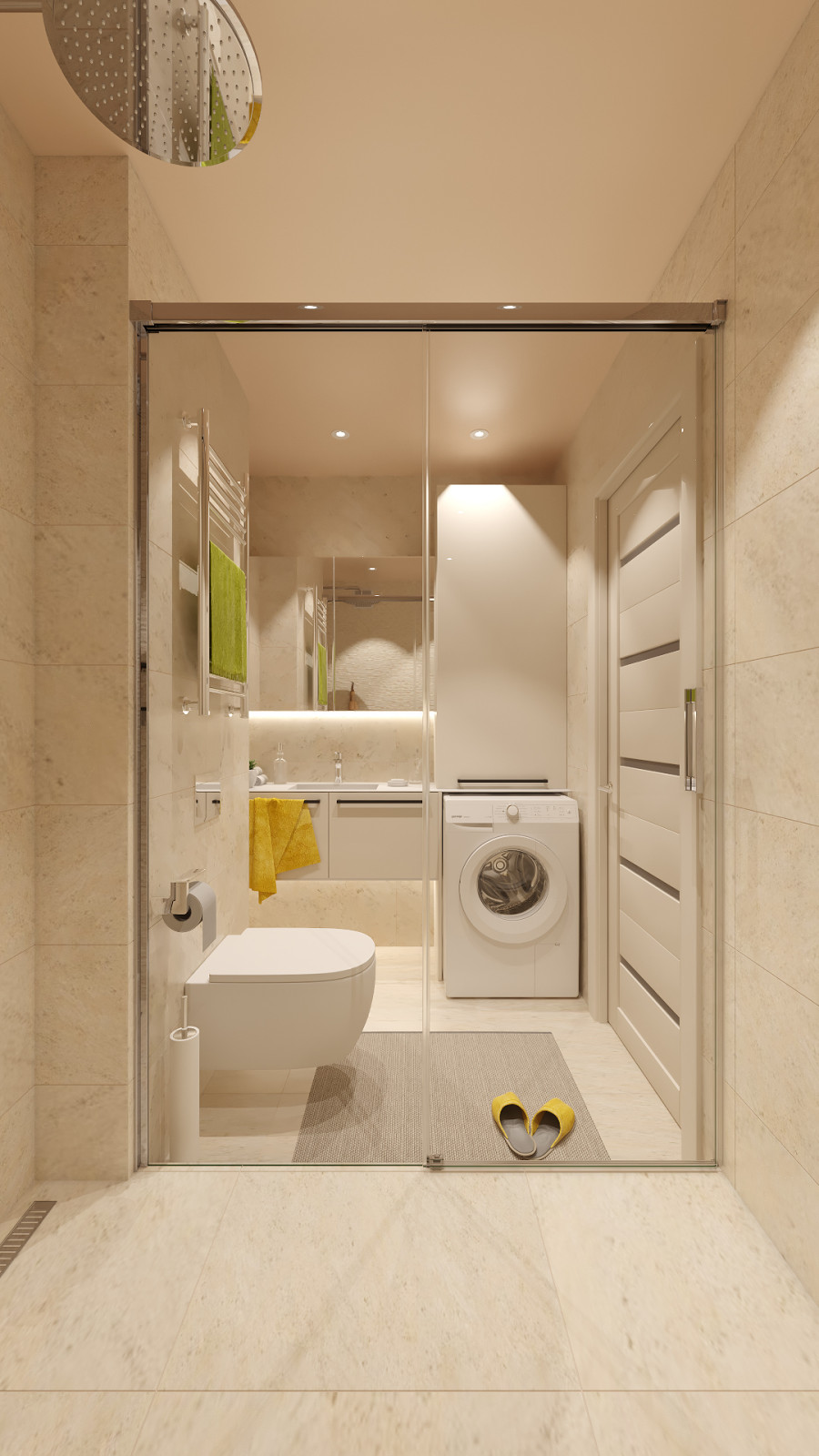 Дизайн двухкомнатной квартиры 44 м2