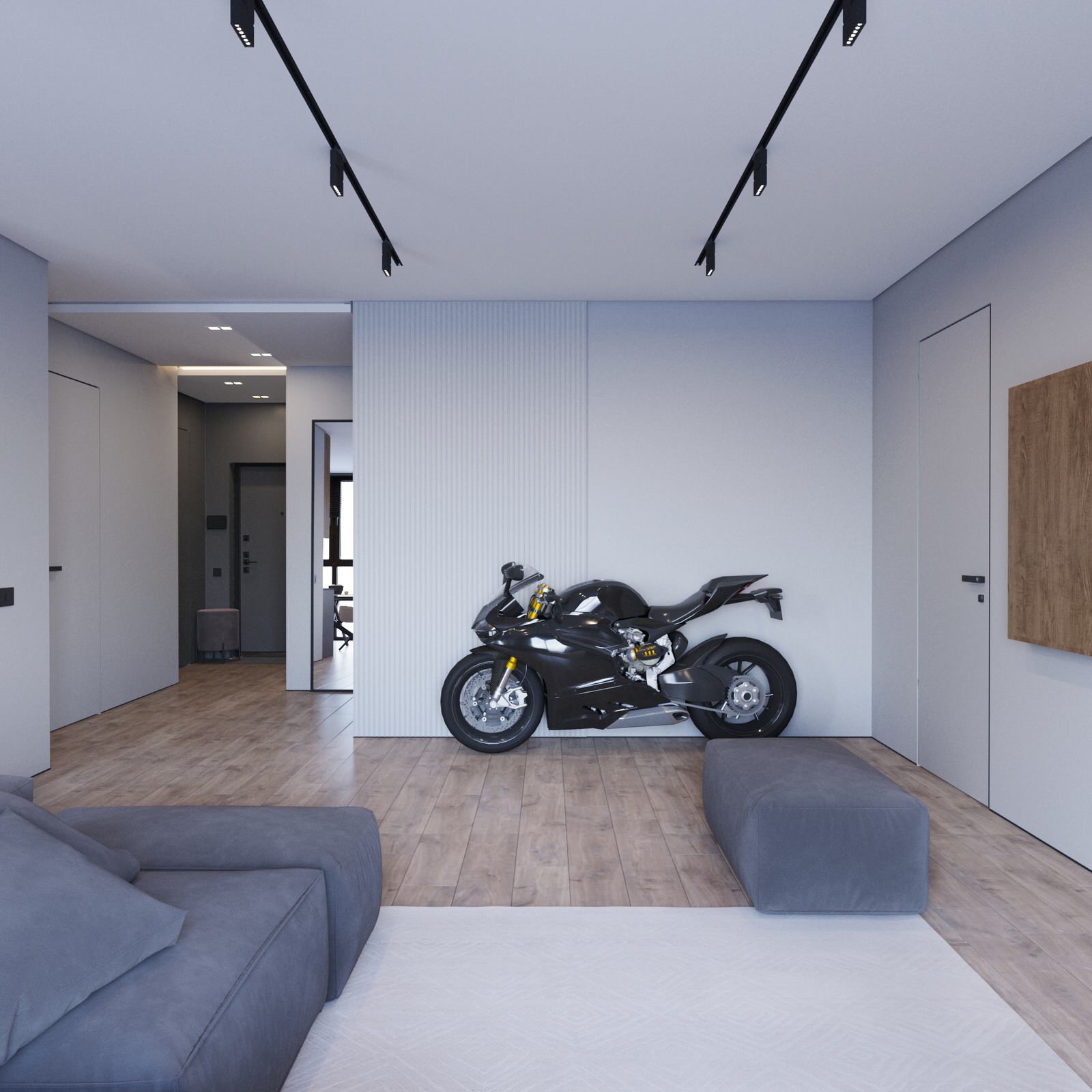 Дизайн 2-к квартиры в жк Новая высота