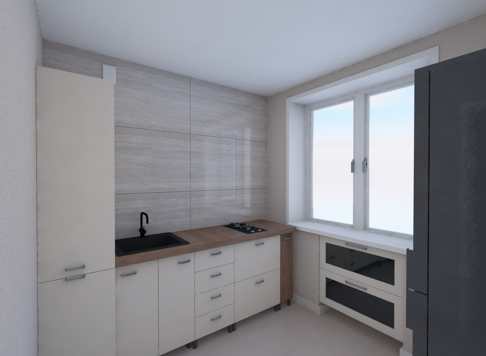 Обложка проекта: Кухня - подбор керамогранита на фартук