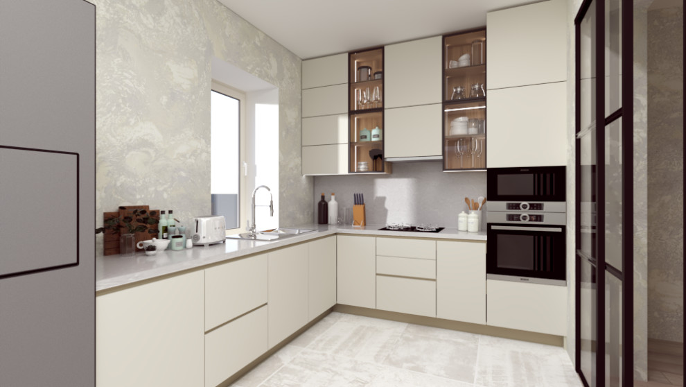 Обложка проекта: Дизайн кухни в загородном коттедже