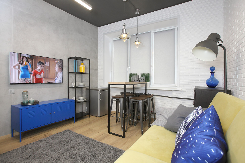 Обложка проекта: Комната отдыха в стиле лофт