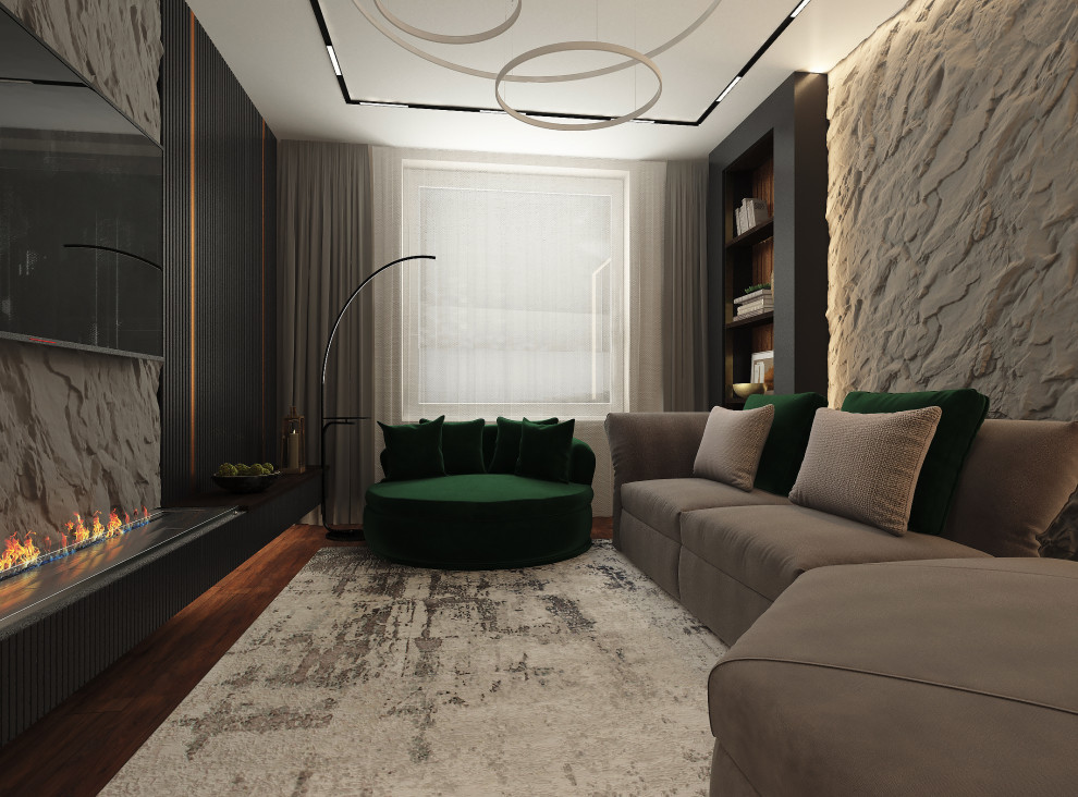 Обложка проекта: 3-х комнатная квартира в современном стиле