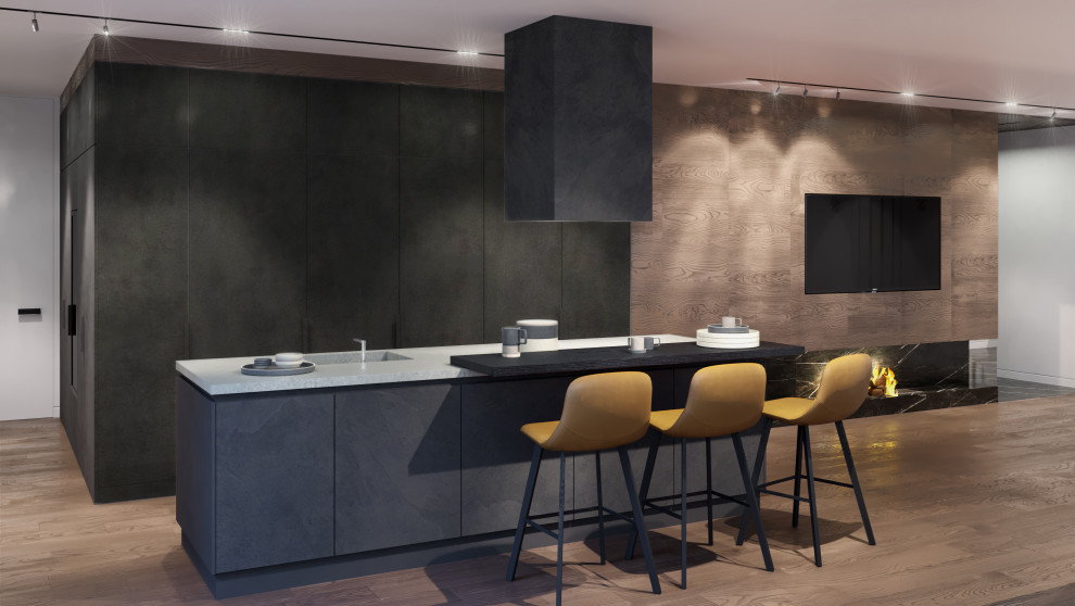 Светлый лофт 186  м² в ЖК Берег