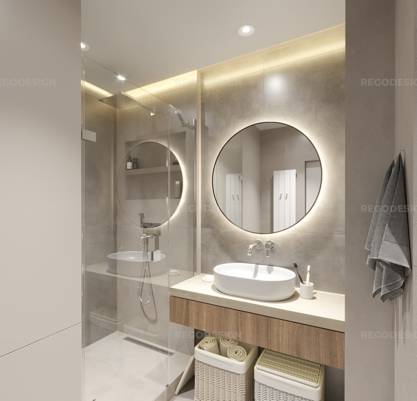 № 53 ДИЗАЙН КВАРТИРЫ 54 КВ.М. УЛ. СУХОПУТНАЯ