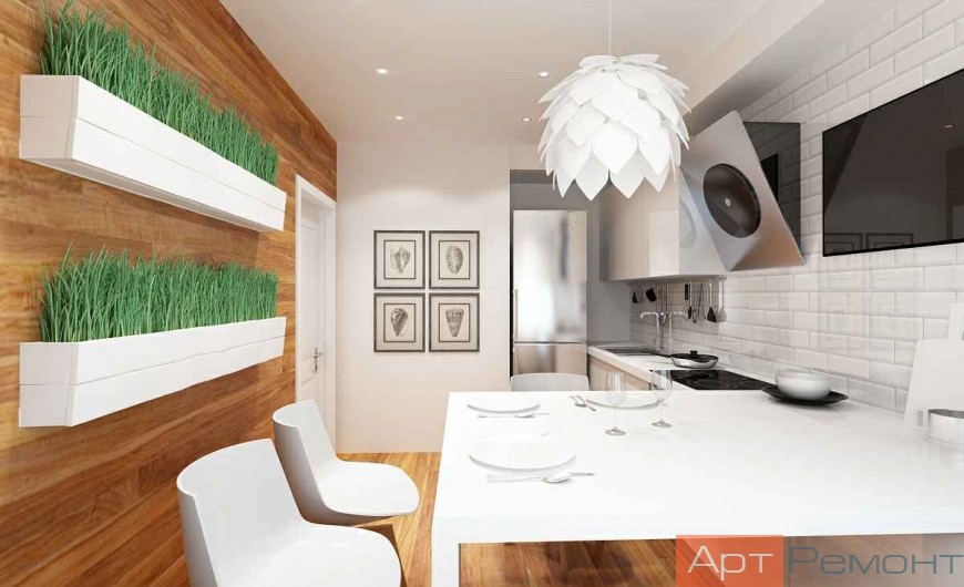 Дизайн-проект однокомнатной квартиры ул. Хорошевское Шоссе