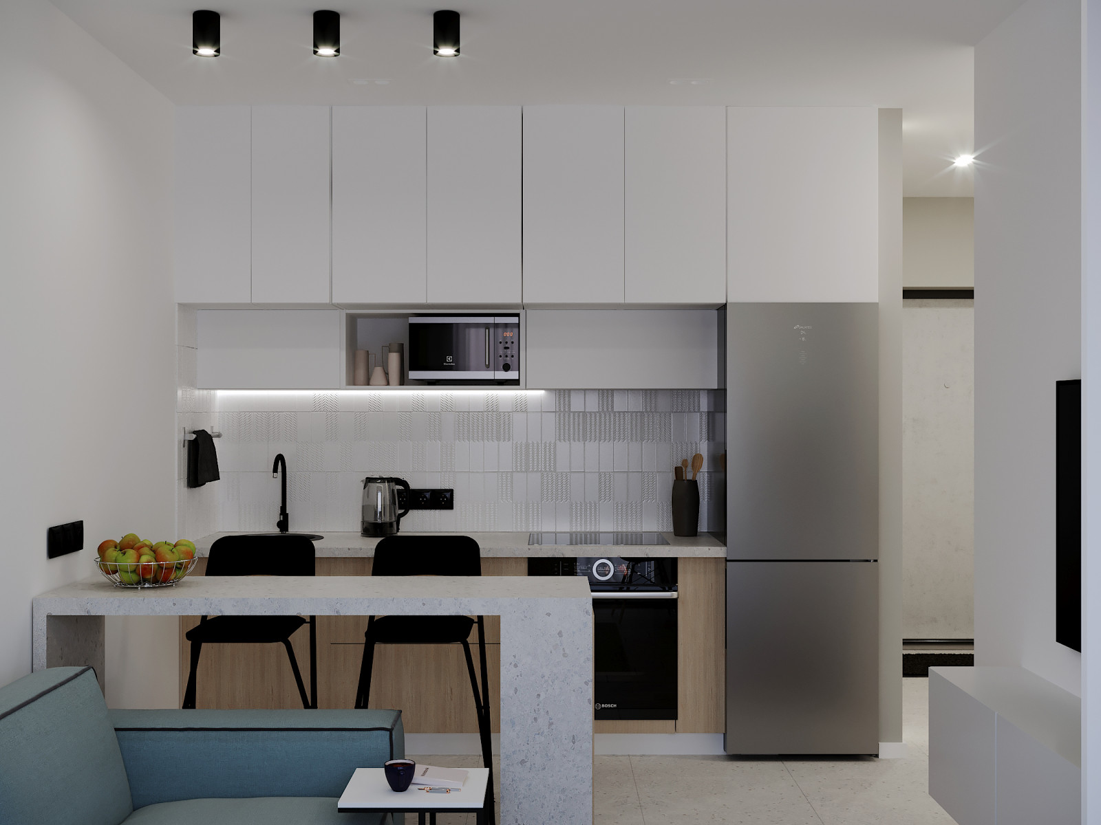 Обложка проекта: квартира для молодой девушки с ребенком