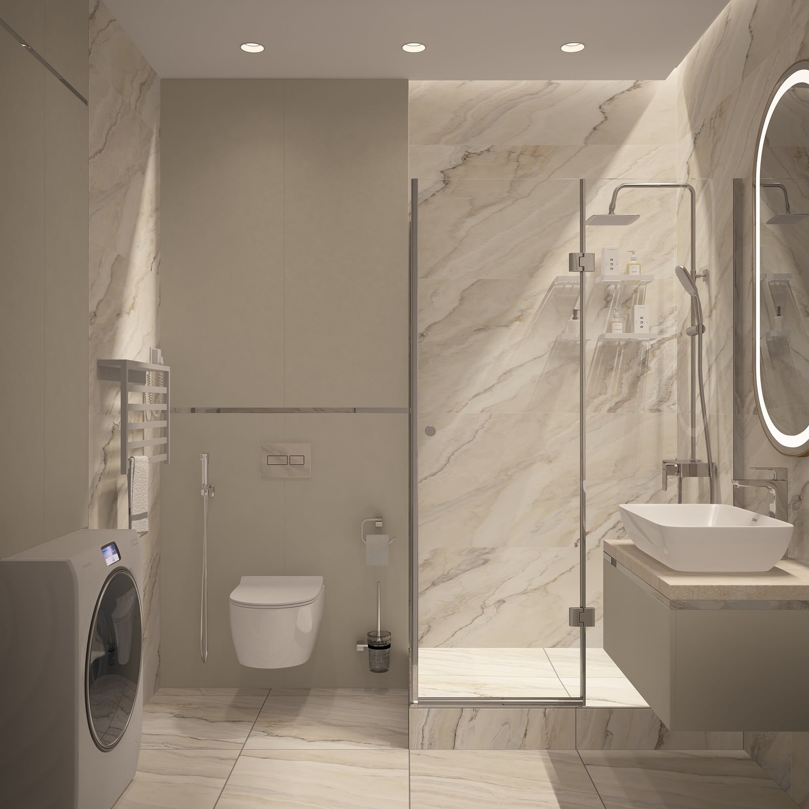 Проект однокомнатной квартиры 45 кв.м.