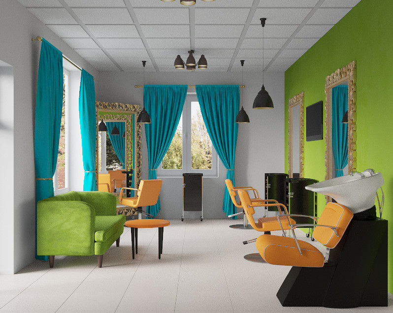 Обложка проекта: Салон парикмахерская "Яркий день"