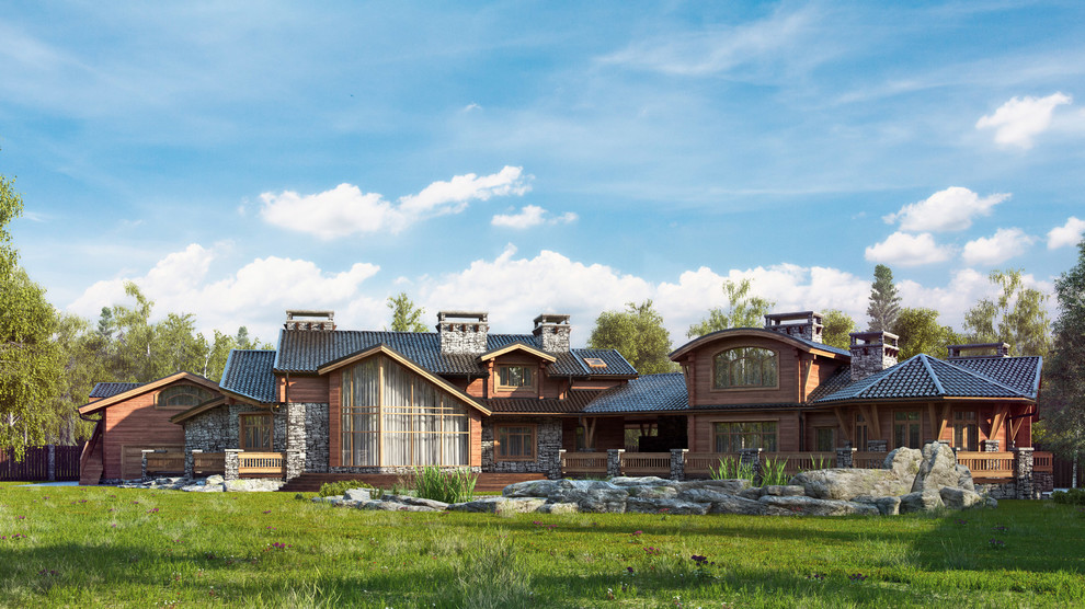 Private residence project, visualization. By Natalia Lomeiko, architect - http:/