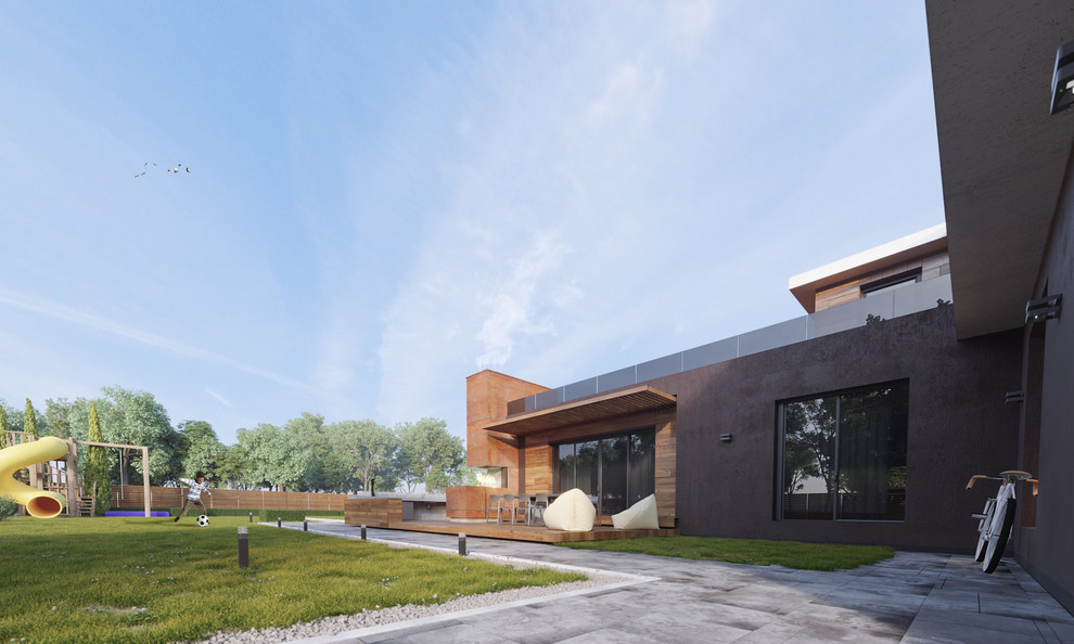 Загородный дом у леса