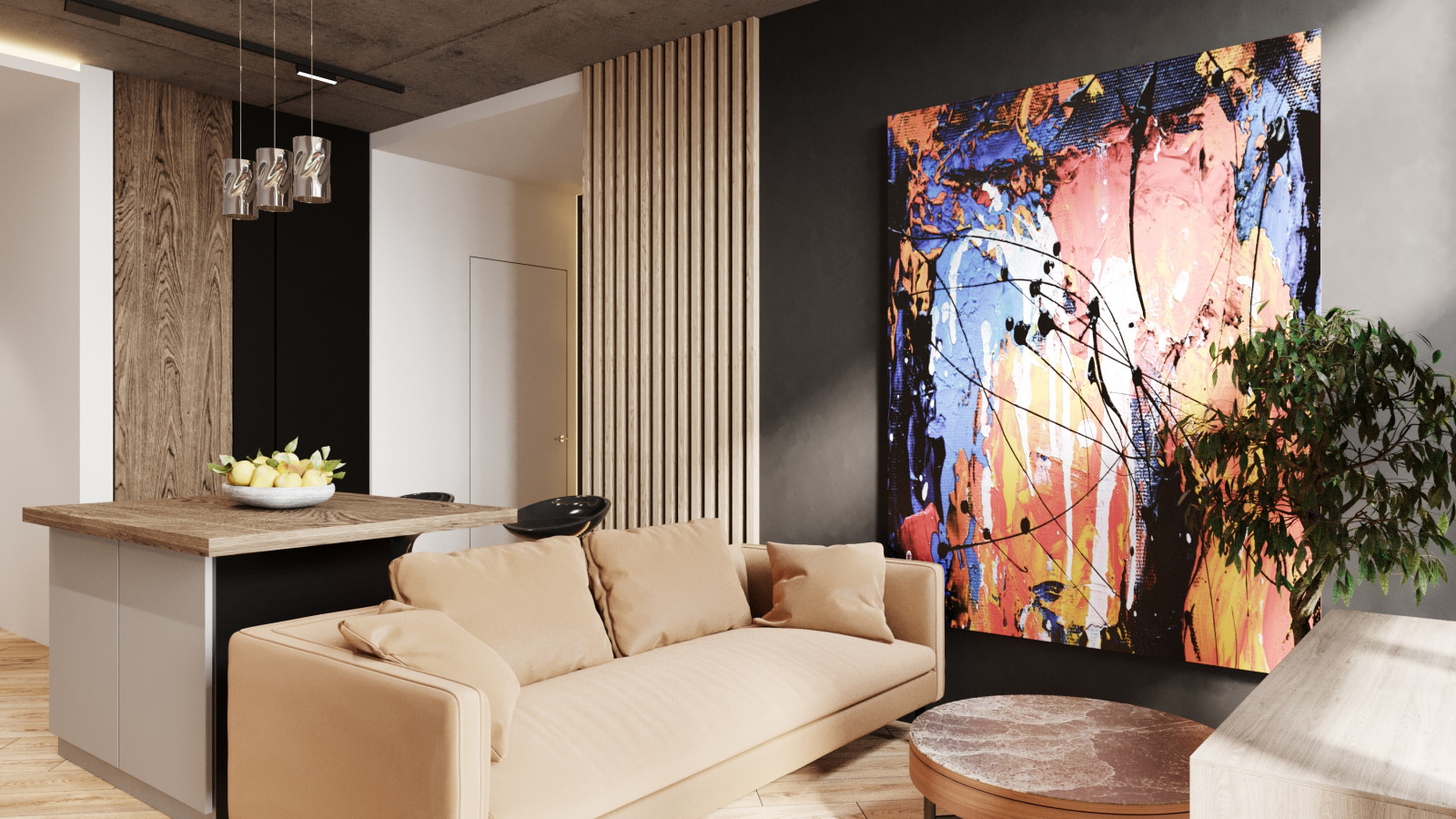 Двухуровневая квартира с террасой