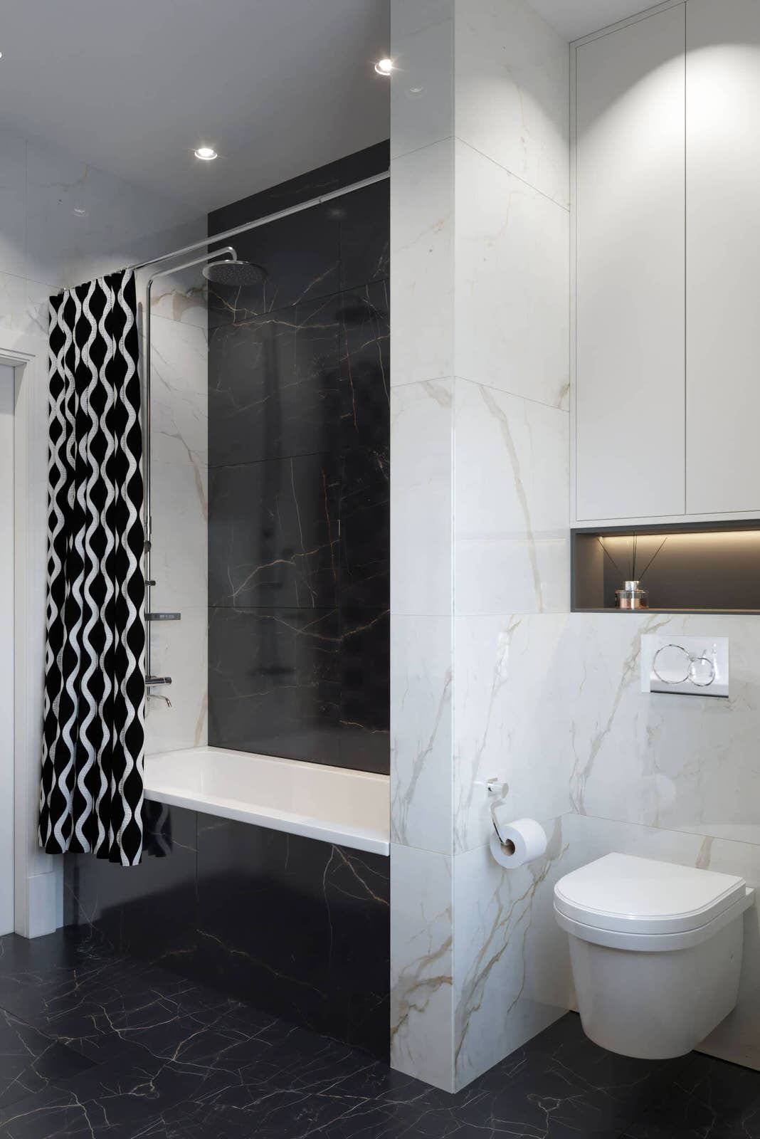 Дизайн и ремонт квартиры на Золоторожском Валу — Золотой акцент