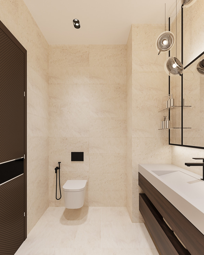 Студия в современном стиле в колониальных тонах