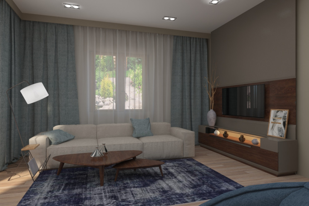 Загородный дом_гостиная