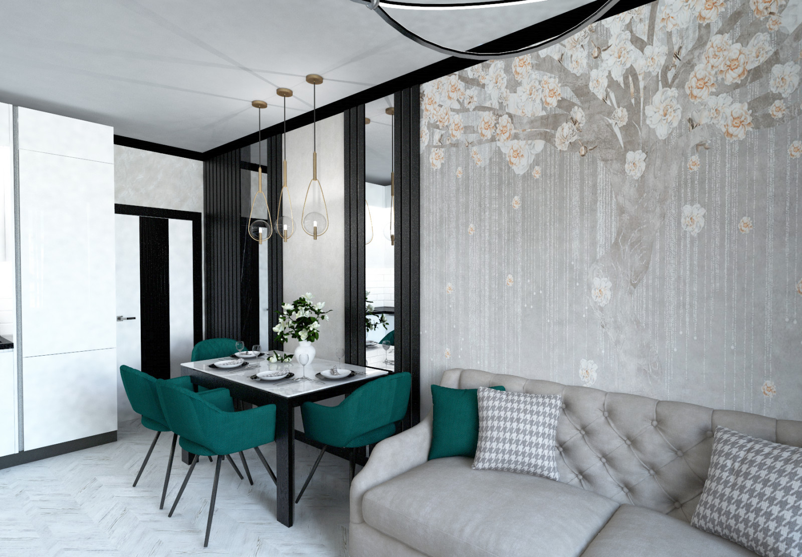 Концепция квартиры для двух дам