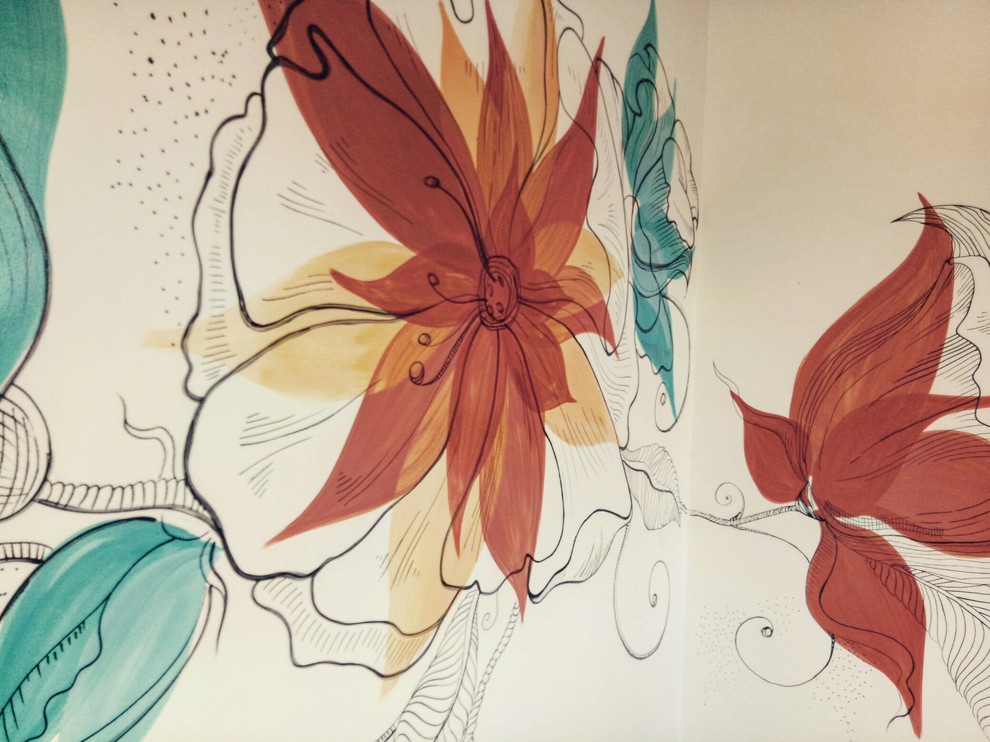 Обложка проекта: роспись комнаты отдыха на вилле