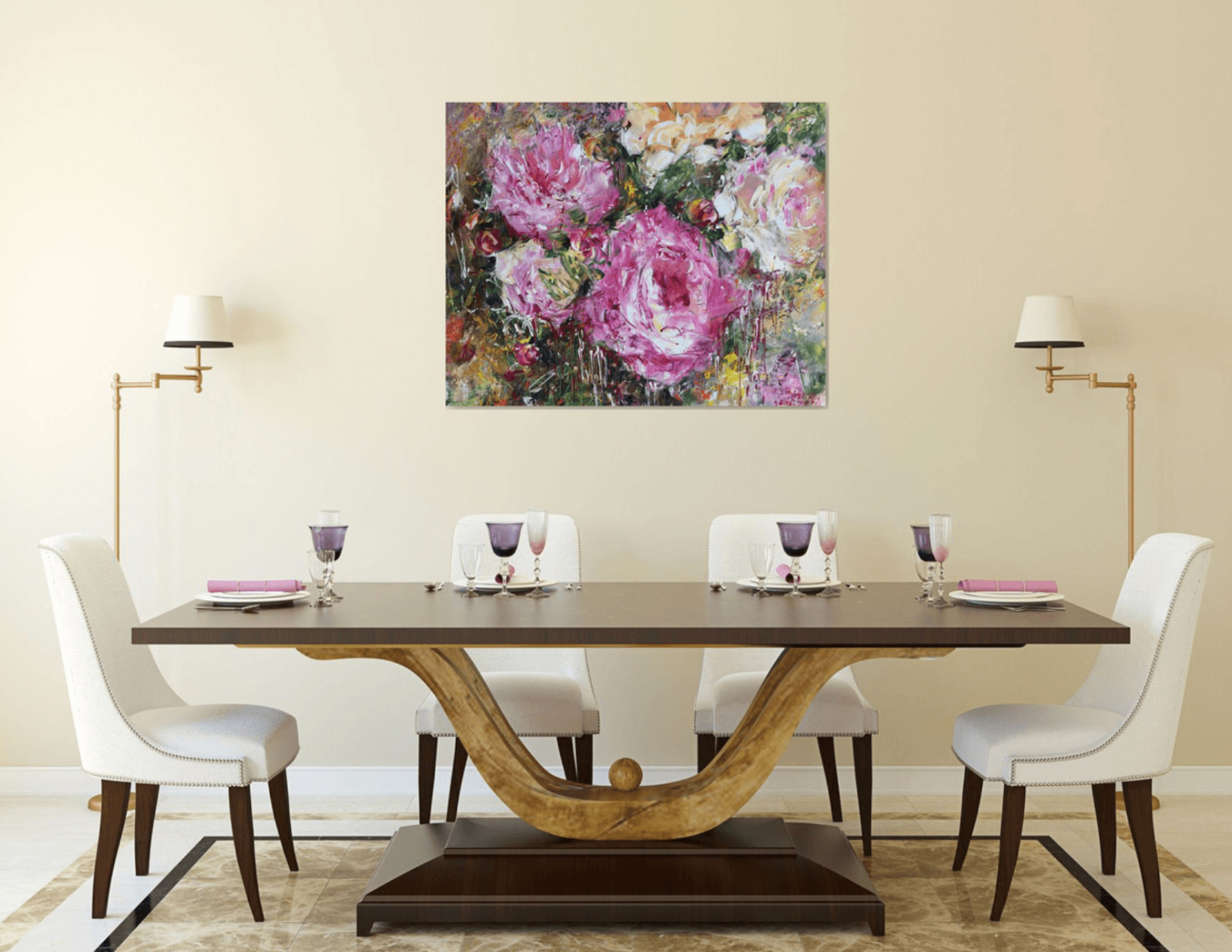 Работы художницы Дианы Маливани - Столовая - Дизайн интерьера (1)