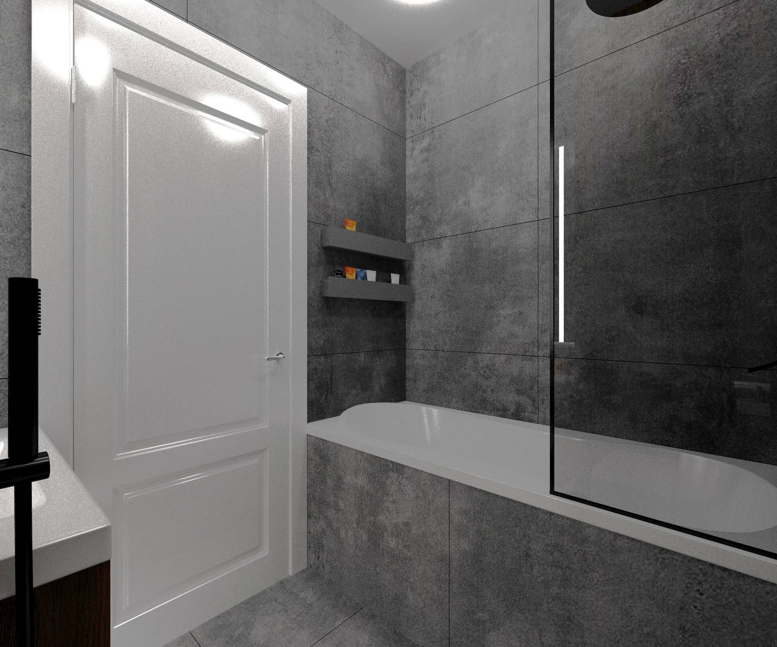 дизайн квартиры 42 кв.м ЖК Булгаковский парк