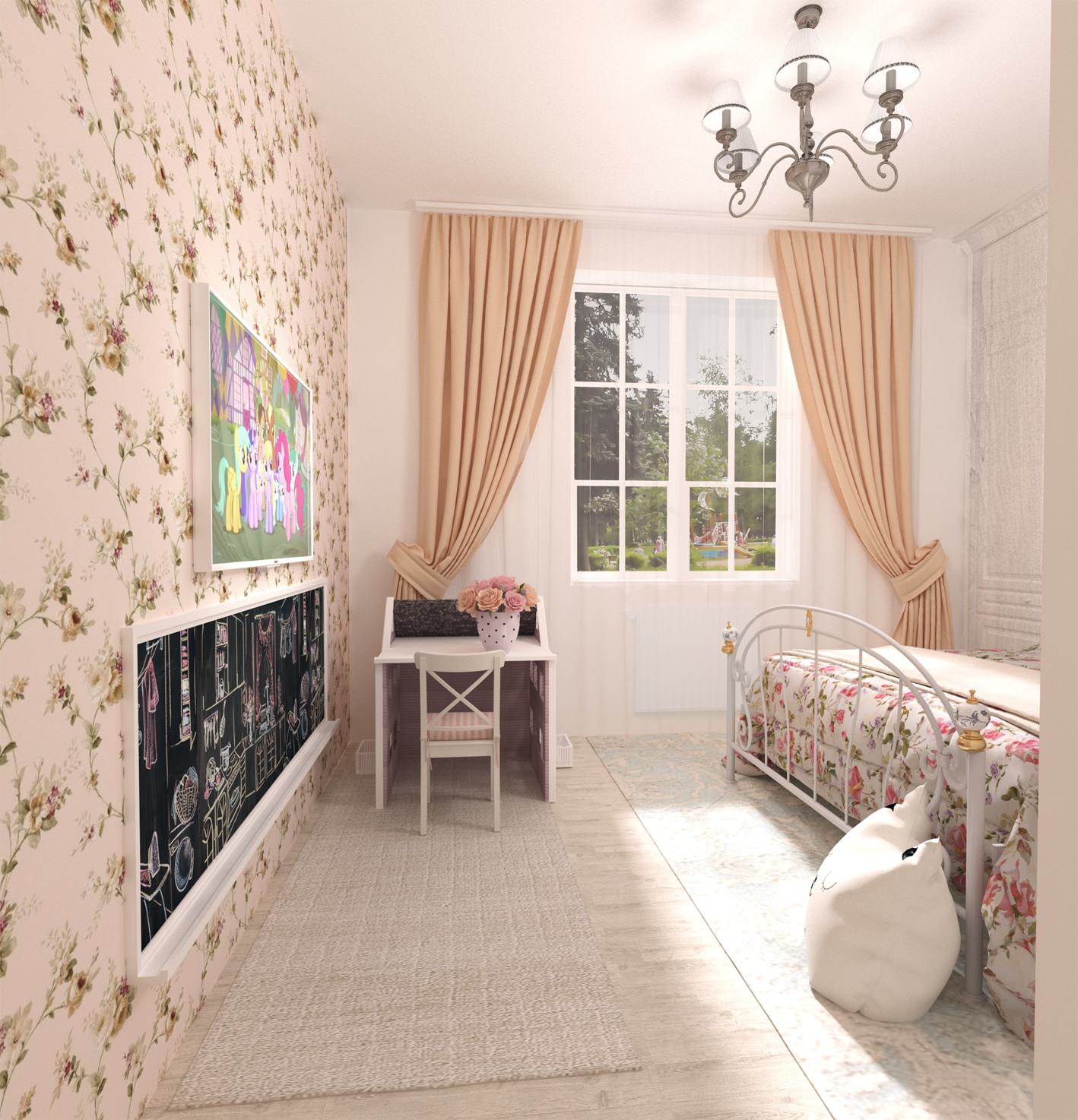 Дизайн интерьера детской комнаты