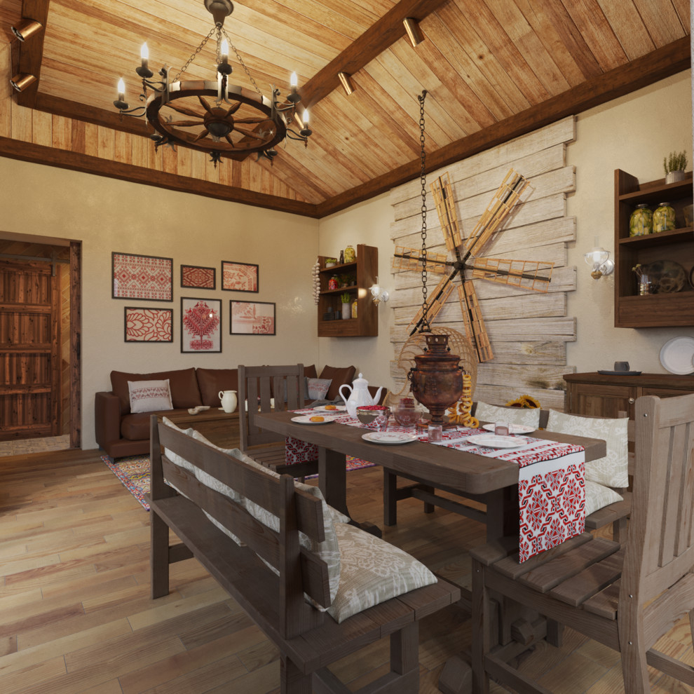 Обложка проекта: Визуализация Гостевого дома в этническом стиле