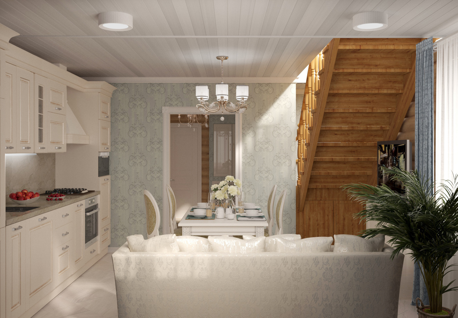 Интерьер жилого дома