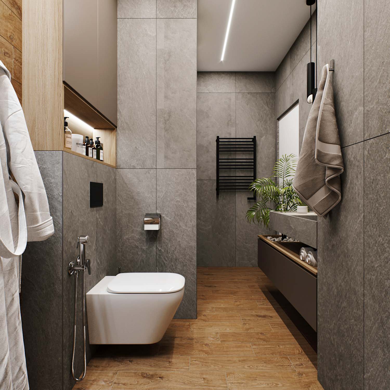 Проект квартиры 63,7кв.м. для молодой семьи