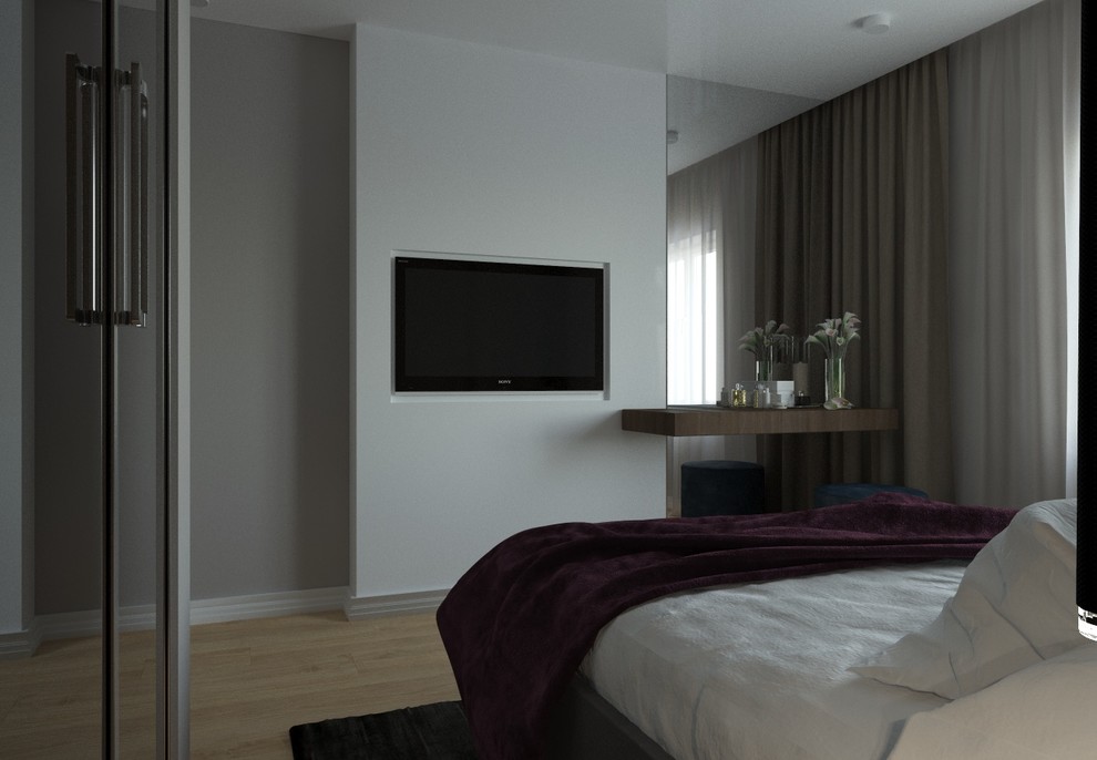 Квартира для молодой пары с бетонными стенами г. Томск