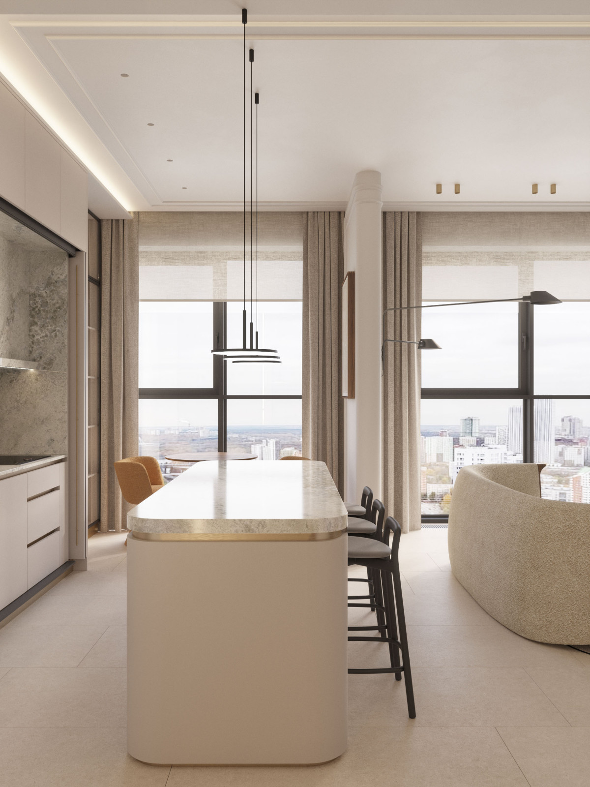 Дизайн-проект квартиры 65м², ЖК Sydney City