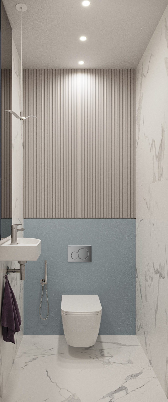 Проект 2х-комнатной квартиры в Мегаполис-парке