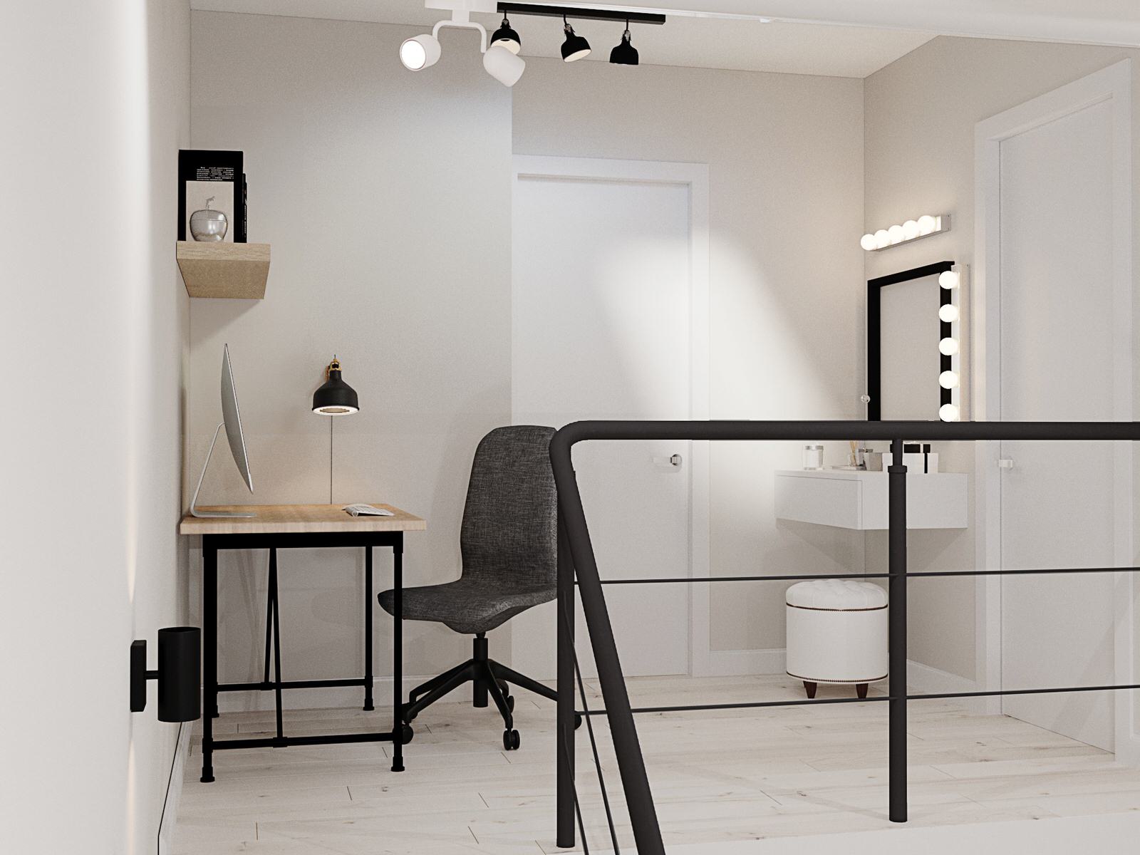 студия с антресолью