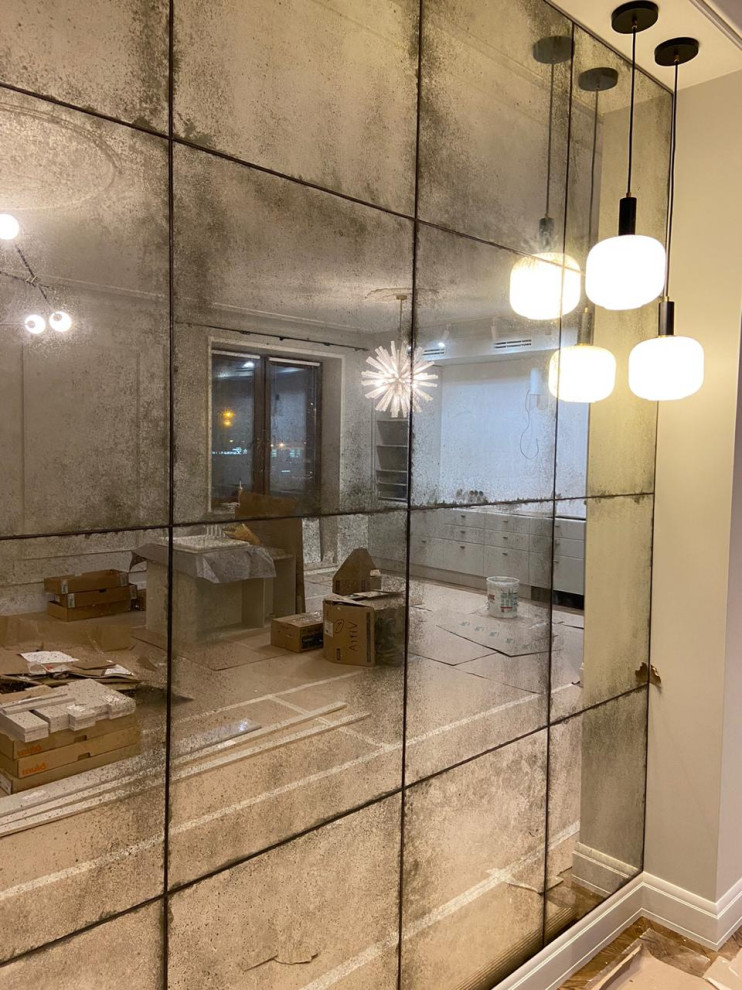 Обложка проекта: Панно из состаренного зеркала