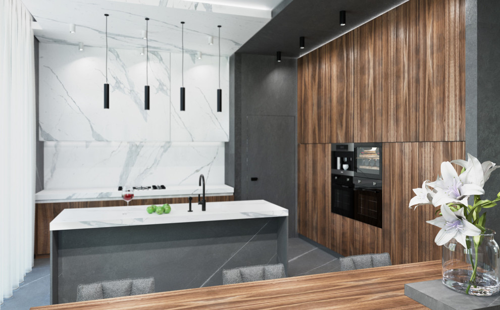 Villa in stile moderno minimalismo 2019.