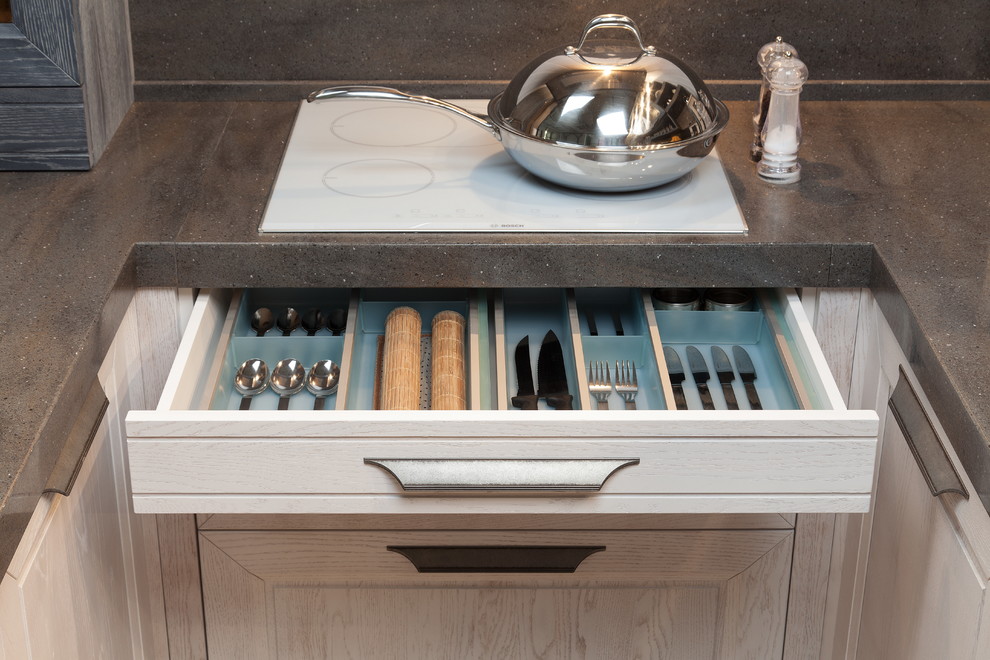 Кухонный гарнитур "Агата" серый агат