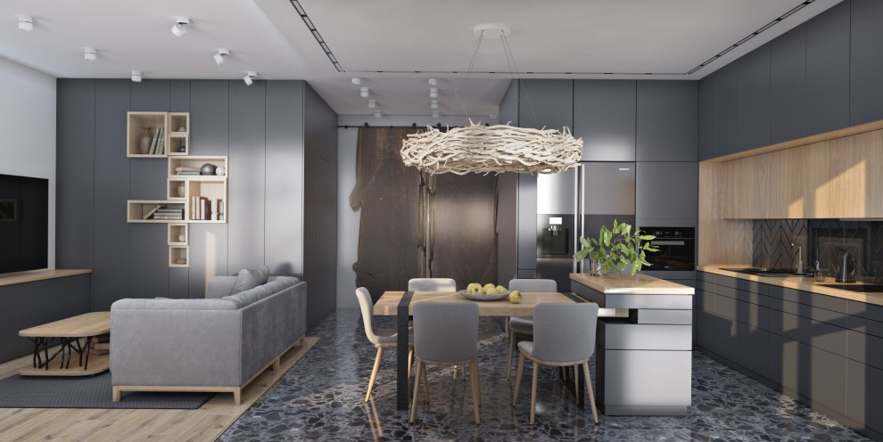 Дизайн-проект современной квартиры в ЖК "Филатов Луг"