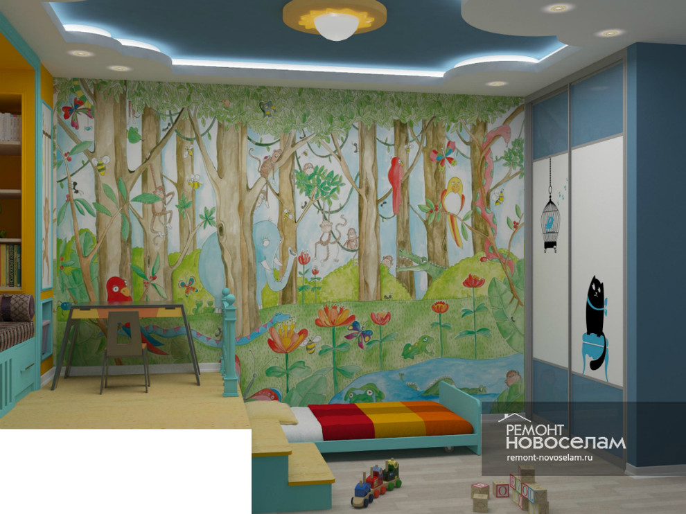 Дизайн проект детской комнаты / Вариант 3