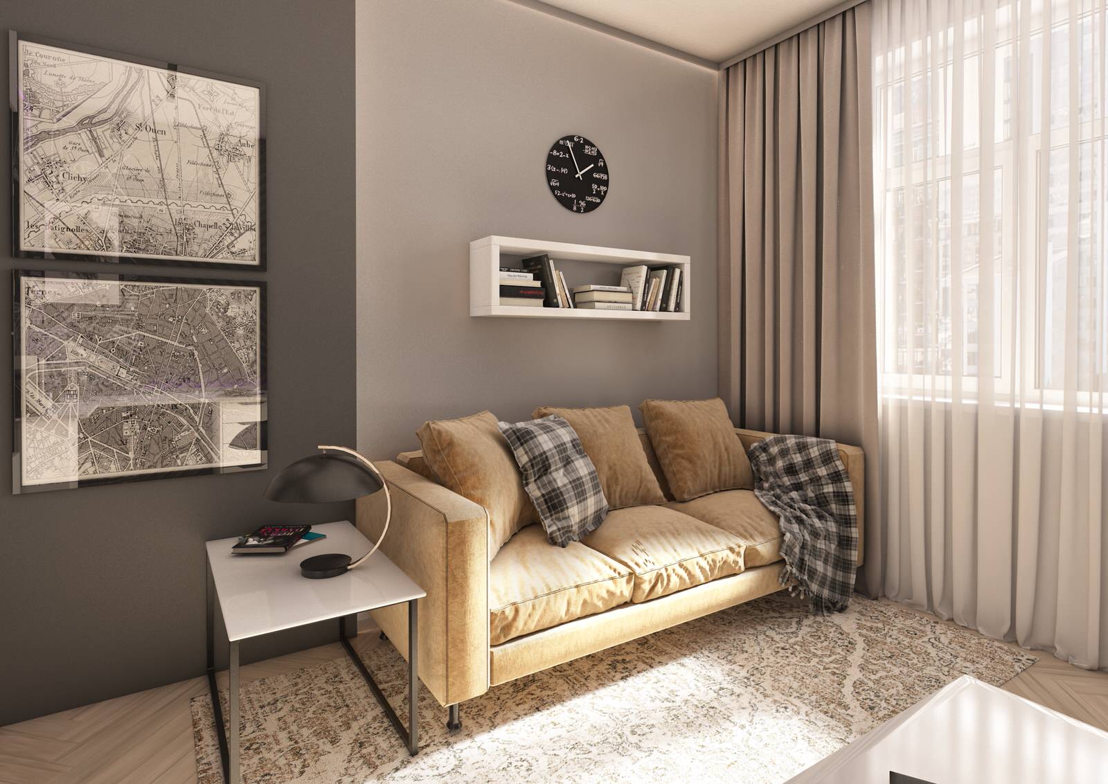 Дизайн-проект квартиры для программиста, жк Ривер Скай