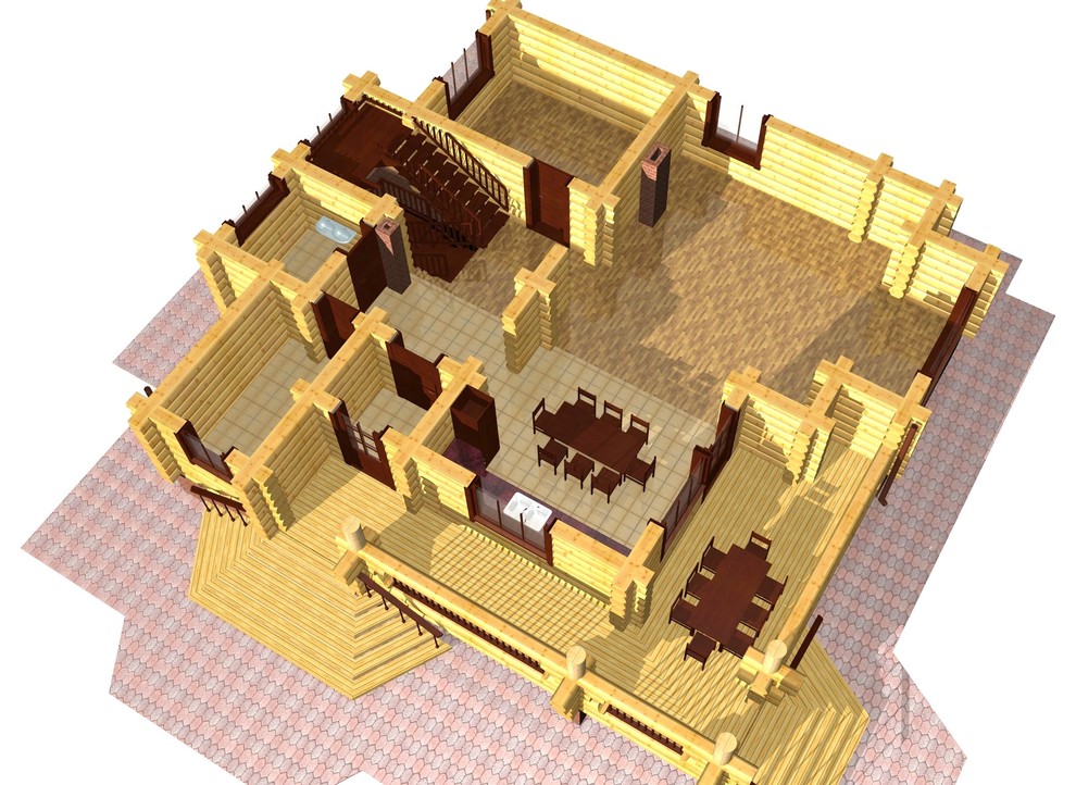 Log House