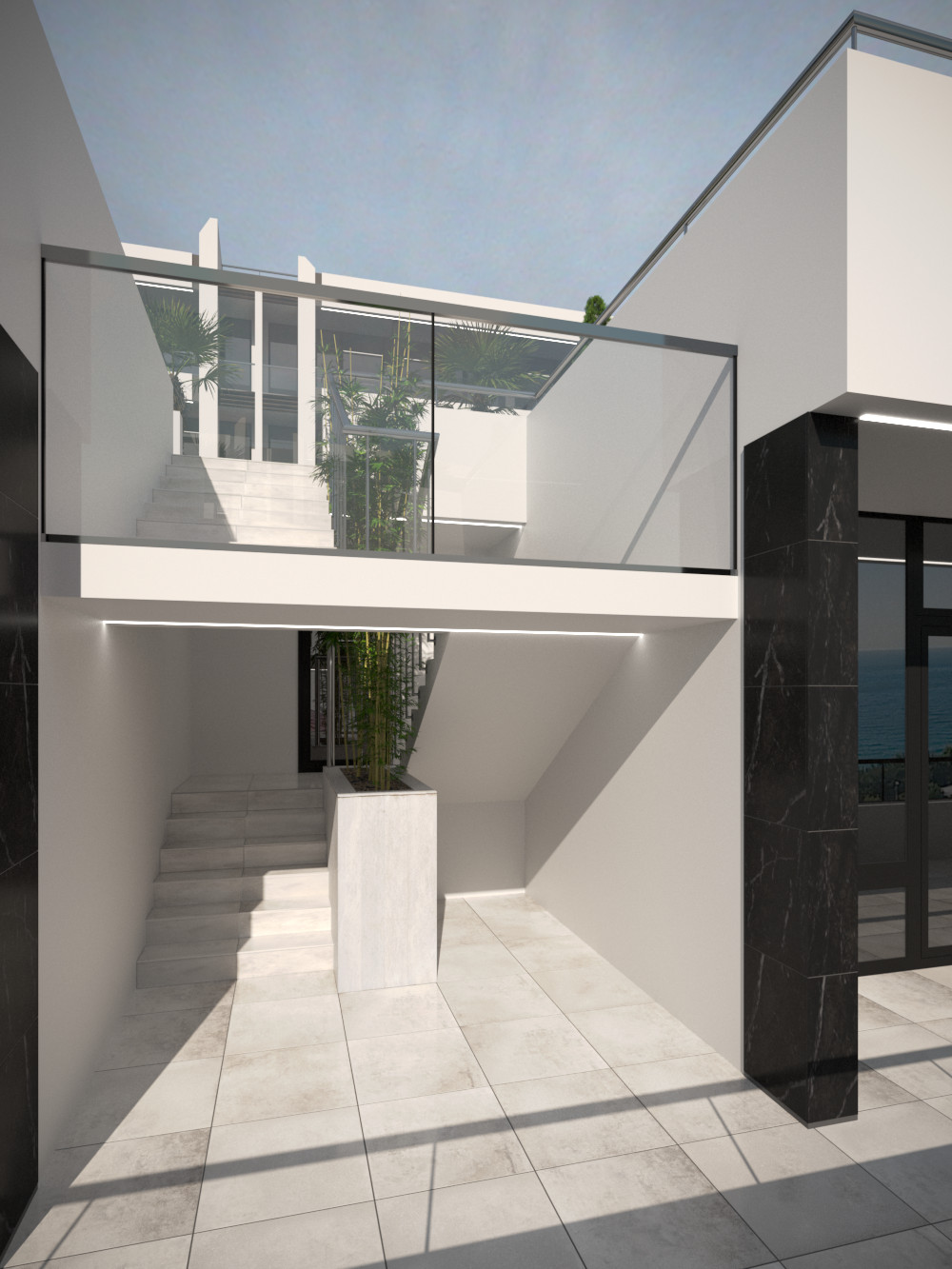 Проект благоустройства территории мини-отеля в Гурзуфе. Ландшафт