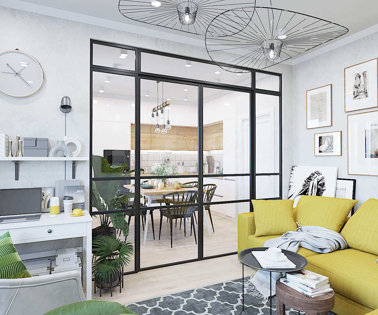 Сканди в квартире ЖК Алфавит г.Пенза