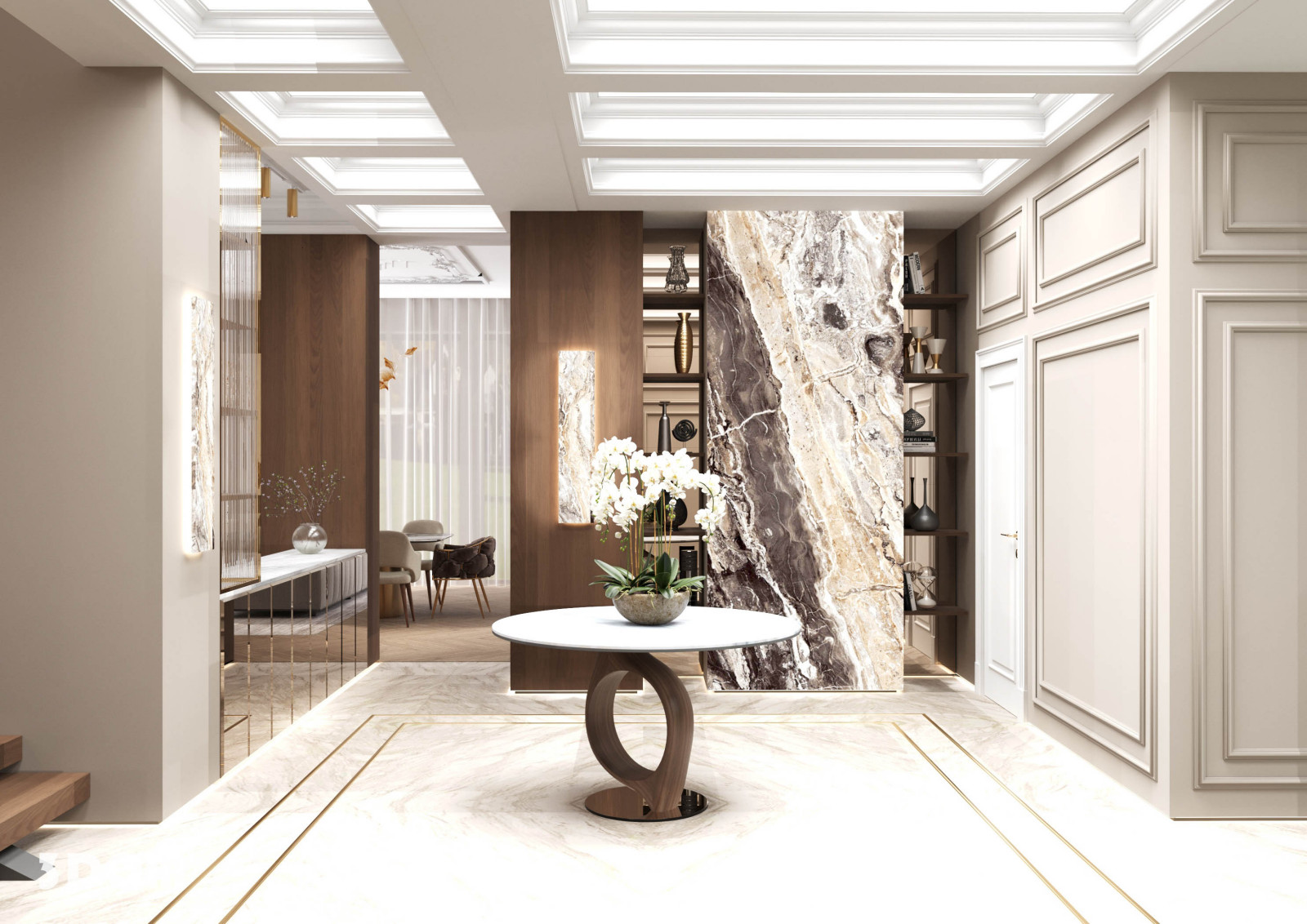 ДОМ ДВУХЭТАЖНЫЙ МОСКВА 515кв.м | 3DOM