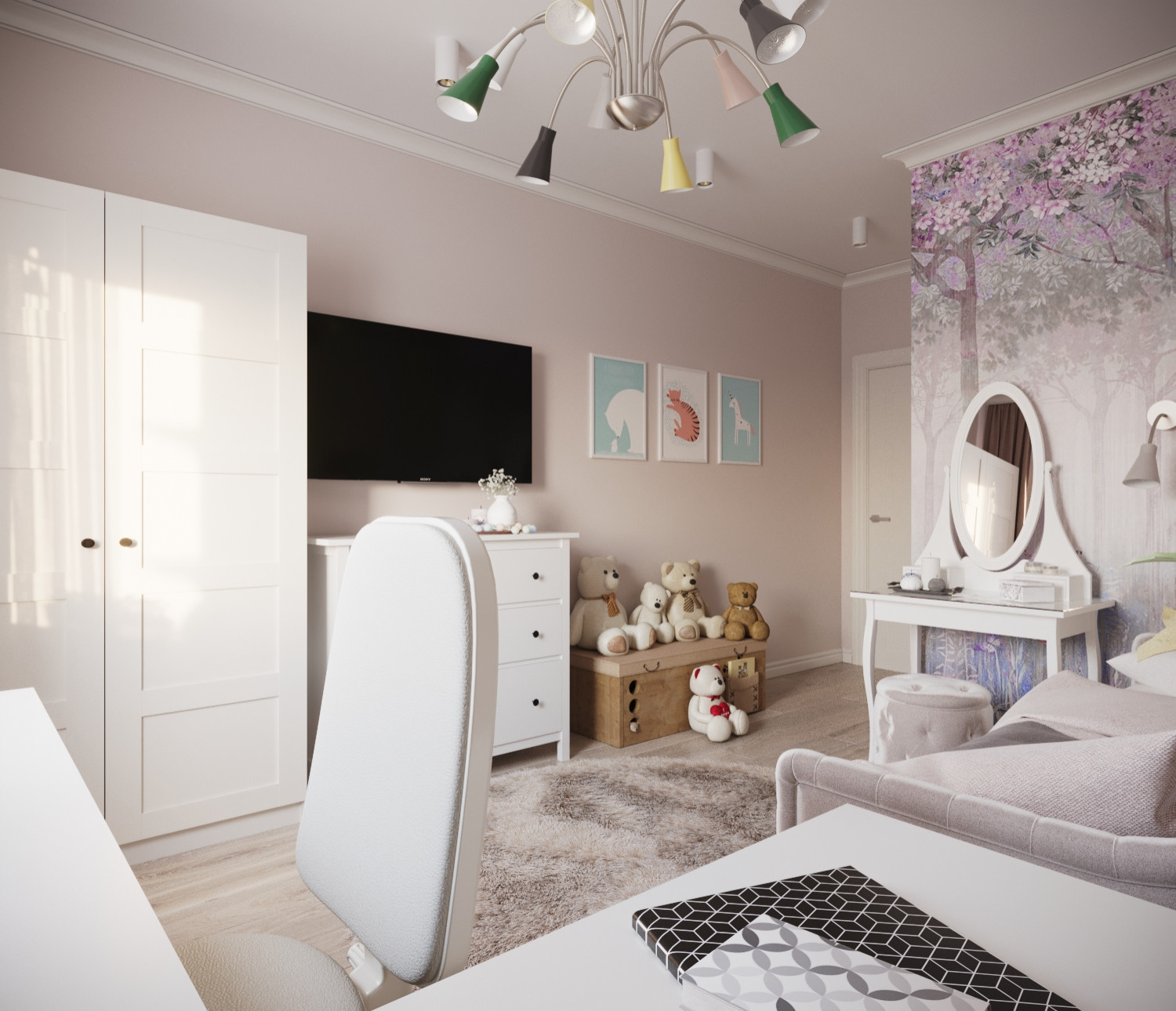 Интерьер для молодой семьи "Полет фантазий"