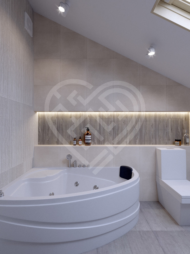 Дизайн интерьера дома из клеёного бруса в Подмосковье