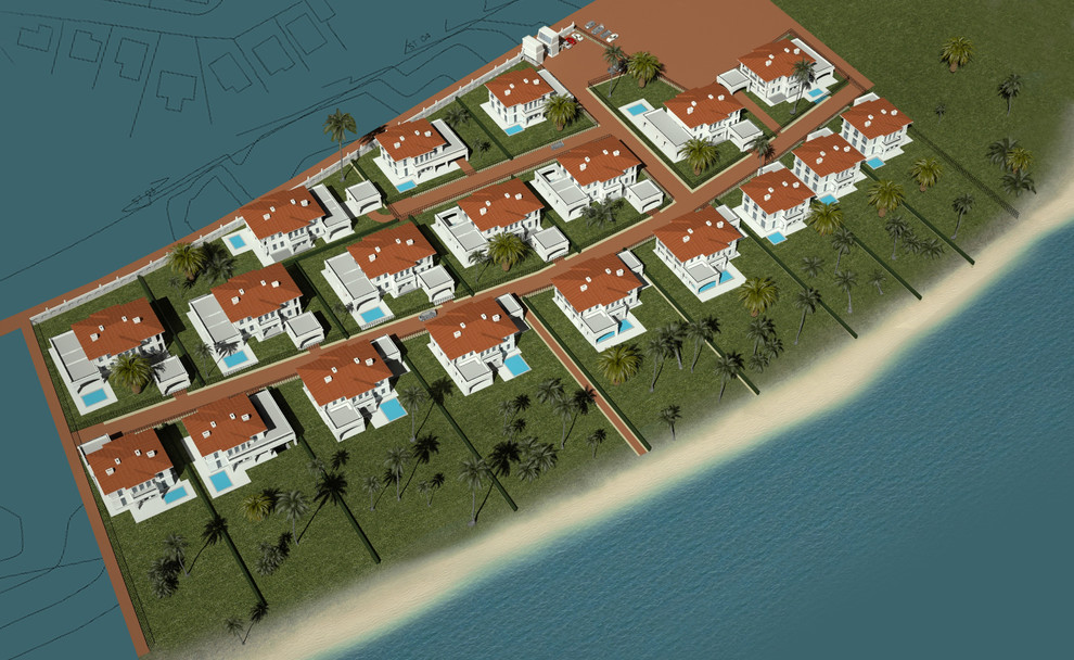 Обложка проекта: Проект поселка на Кипре