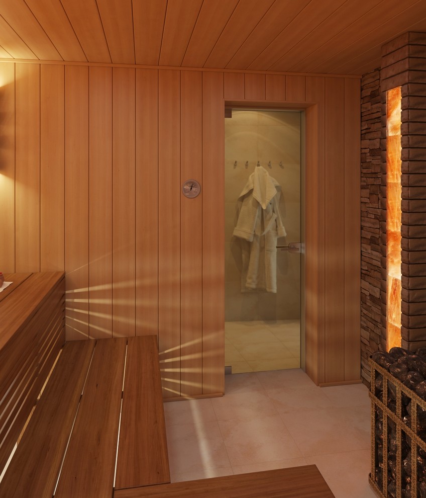 Баня в скандинавском стиле