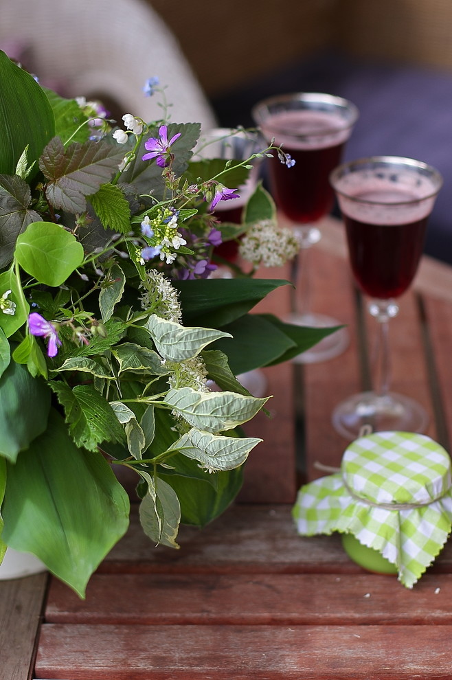 Садовые букеты