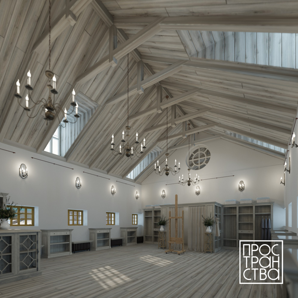 Проект гостиницы в русском стиле в Подмосковье