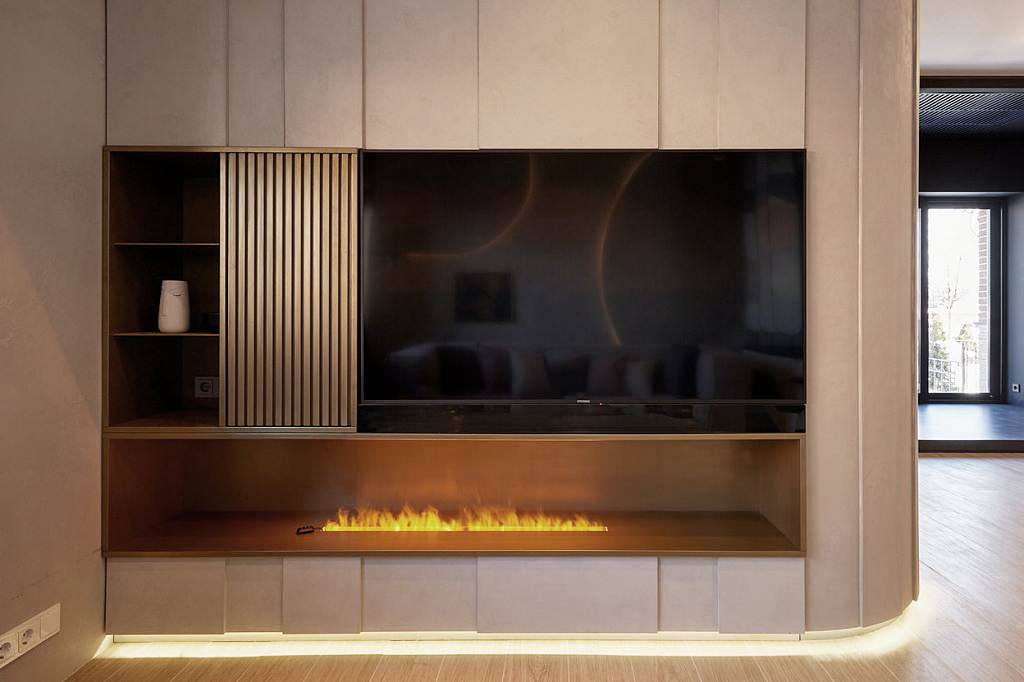 Кухня-гостиная 55м2 "Дачный ответ"